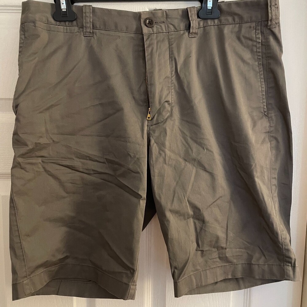 J. Crew Casual Stretch Khaki Shorts Gray Size 35
